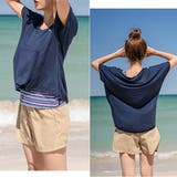ボーダータンキニ ショートパンツ カバーアップ付き | レースレディース  | 詳細画像13 