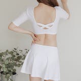 五分袖 バッククロスデザイン セパレート | レースレディース | 詳細画像13