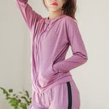 指穴付き ラッシュガードパーカー ロングパンツ上下セット | レースレディース | 詳細画像8