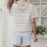 カバーアップ付 ホルターネックタンキニ 水着3点セット | レースレディース | 詳細画像11