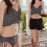 ショートパンツ付き キャミタイプ セパレート水着3点セット | レースレディース | 詳細画像8