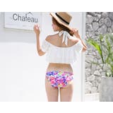 花柄ショートパンツ付き セパレート水着 フレアパンツ | レースレディース  | 詳細画像10 