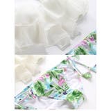 フリルビキニ ペプラム風 トロピカル柄ショーツ | レースレディース | 詳細画像14