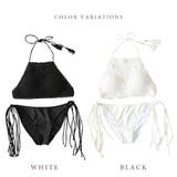 クロシェ編みデザイン ビキニ フリンジ付ショーツ | レースレディース | 詳細画像2