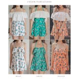 花柄オフショルワンピース セパレート レースカバーアップ付き | レースレディース | 詳細画像2