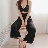 ロングパンツ付き ストライプハイウエストショーツ ビキニ水着3点セット | レースレディース  | 詳細画像9 