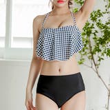 フレアビキニ ハイウエストショーツ 水着2点セットバンドゥー | レースレディース | 詳細画像9