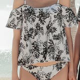 ショートパンツ付 オフショルビキニ タンキニ | レースレディース | 詳細画像16