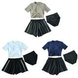 カバーアップ ショートパンツ付 スポーティ水着 | レースレディース | 詳細画像3