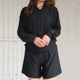 UVカット長袖ラッシュガード ショートパンツ上下セット 水着2点セット | レースレディース | 詳細画像13