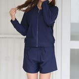 UVカット長袖ラッシュガード ショートパンツ上下セット 水着2点セット | レースレディース | 詳細画像7