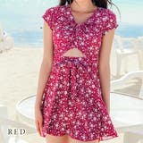 花柄ワンピースデザイン セパレート タンキニ | レースレディース | 詳細画像11