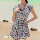 花柄ワンピースデザイン セパレート タンキニ | レースレディース | 詳細画像16