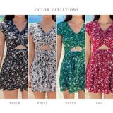 花柄ワンピースデザイン セパレート タンキニ | レースレディース | 詳細画像2