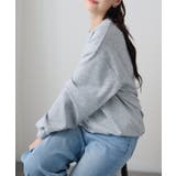 クルーネック ドロップショルダー 長袖 | レースレディース  | 詳細画像14 