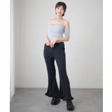 DAYRA 縦リブ セミフレア | レースレディース  | 詳細画像4 