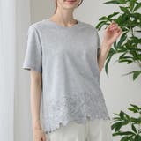 DAYRA 裾フラワー刺繍 半袖 | レースレディース | 詳細画像1