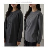 クルーネック オーバーサイズ ベーシック | レースレディース  | 詳細画像2 