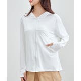 ジップアップ サムホール付き ラッシュガード | レースレディース  | 詳細画像15 