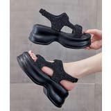 ラインストーン ボリューム 厚底 | レースレディース  | 詳細画像6 