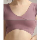 Vネック ラップ風 フリルスリーブ | レースレディース  | 詳細画像18 