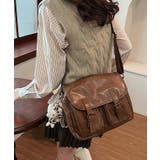 レザー調 多ポケット スクエア | レースレディース  | 詳細画像12 