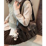 レザー調 多ポケット スクエア | レースレディース  | 詳細画像8 