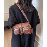 レザー調 ベルト付き 多ポケット | レースレディース  | 詳細画像10