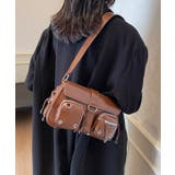 レザー調 ベルト付き 多ポケット | レースレディース  | 詳細画像11