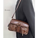 レザー調 ベルト付き 多ポケット | レースレディース  | 詳細画像9