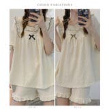 リボン付き 配色 メロウ | レースレディース  | 詳細画像2 