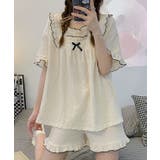 リボン付き 配色 メロウ | レースレディース  | 詳細画像4 