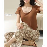 ラウンドネック デザイン パンツ | レースレディース  | 詳細画像11 