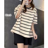 配色 ボーダー柄 半袖 | レースレディース  | 詳細画像3 