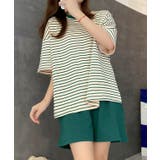 配色 ボーダー柄 半袖 | レースレディース  | 詳細画像9 