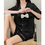 パール ボタン サテンライク | レースレディース  | 詳細画像3 