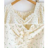 小花柄 パフスリーブ フリル | レースレディース  | 詳細画像11 