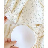 小花柄 パフスリーブ フリル | レースレディース  | 詳細画像12 