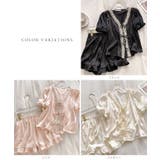 Vネック フリル リボン | レースレディース  | 詳細画像2 