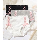 【3枚セット】サイド レースアップ ミドル | レースレディース  | 詳細画像4 