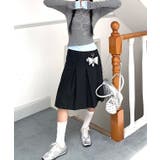 チェリー柄 ラインストーン レイヤード風 | レースレディース | 詳細画像3