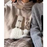 DOG柄 クルーネック ジャカード | レースレディース  | 詳細画像13 