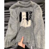 DOG柄 クルーネック ジャカード | レースレディース  | 詳細画像15 