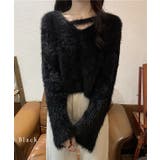 Vネック シャギー ベルスリーブ | レースレディース  | 詳細画像3 