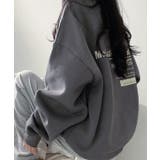 クルーネック バックプリント オーバーサイズ | レースレディース  | 詳細画像6 