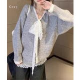 Vネック レース リボン | レースレディース  | 詳細画像3 