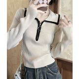 配色 パイピング 襟付き | レースレディース  | 詳細画像10 