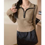 配色 パイピング 襟付き | レースレディース  | 詳細画像16 