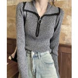 配色 パイピング 襟付き | レースレディース  | 詳細画像5 