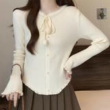 リボン パールボタン メロウ | レースレディース  | 詳細画像1 